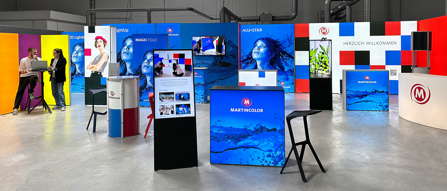 Showroom für LED-Messestände, digitale Displays und mehr